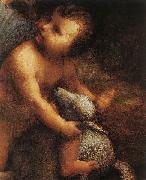 LEONARDO da Vinci The Virgin and Child with St Anne Spain oil painting artist